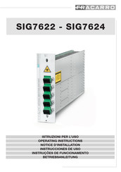 Fracarro SIG7622 Instrucciones De Uso