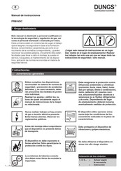 Dungs FRM-NOC 100050 HD Manual De Instrucciones