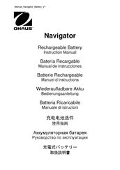 OHAUS Navigator Manual De Instrucciones