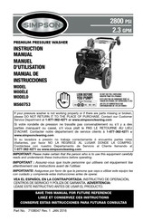 Simpson MS60753 Manual De Instrucciones