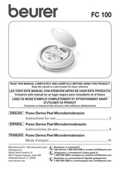 Beurer FC 100 Instrucciones De Uso