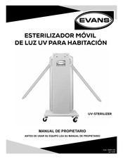 Evans UV-STERILIZER Manual De Propietario