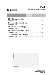 RK Rose+Krieger RKSlimlift EM Instrucciones De Montaje