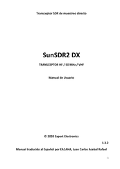 Expert Electronics SunSDR2 DX Manual De Usuario