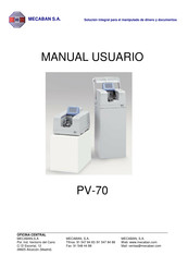 Mecaban PV-70 Manual Usuario