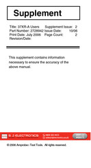 Amprobe 37XR-A Manual De Uso