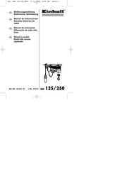 EINHELL SHZ 125/250 Manual De Instrucciones