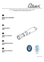 Ober MTR Instrucciones De Uso