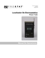 Prostat PCS-715A Manual De Operaciones