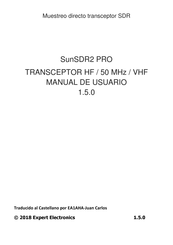 Expert Electronics SunSDR2 PRO Manual De Usuario