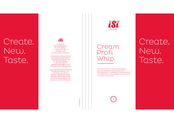 iSi Cream Profi Whip Instrucciones De Uso