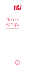 iSi Nitro Whip Instrucciones De Uso