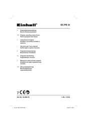 EINHELL GC-PB 33 Manual De Instrucciones