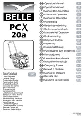 Belle PCX 20a Manual Del Operador