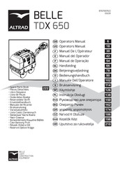 Altrad Belle TDX 650 Manual Del Operador