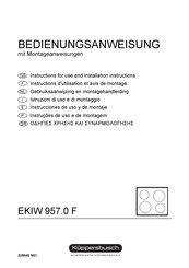 Kuppersbusch EKIW 957.0 F Instrucciones De Uso