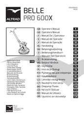 Altrad Belle PRO 600X Manual Del Operador