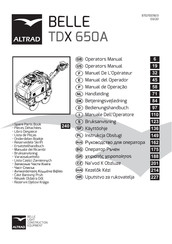 Altrad Belle TDX 650A Manual Del Operador