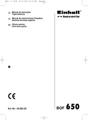 EINHELL Bavaria BOF 650 Manual De Instrucciones