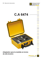 Chauvin Arnoux C.A 6474 Manual De Instrucciones