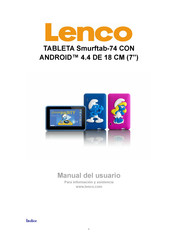 Lenco Smurftab-74 Manual Del Usuario