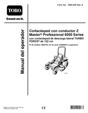 Toro Z Master 74902TE Manual Del Operador