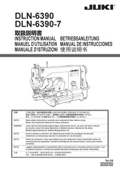 JUKI DLN-6390 Manual De Instrucciones