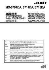 JUKI MO-6716DA Manual De Instrucciones