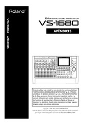 Roland VS-1680 Manual Del Usuario