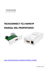 Vision TC2 Manual Del Propietário