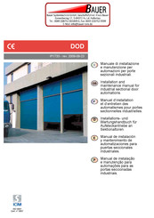 DITEC DOD15 Manual De Instalación Y Mantenimiento
