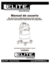 Elite VC0850S Manual De Usuario