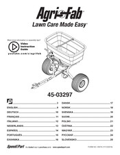 Agri-Fab 45-03297 Manual De Instrucciones