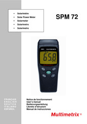 Multimetrix SPM 72 Manual De Instrucciones