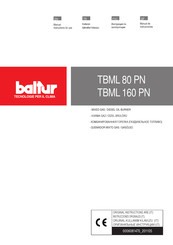 baltur TBML160 PN Manual De Instrucciones