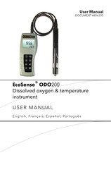 Ecosense ODO200 Manual Del Usuario