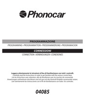 Phonocar 04085 Manual Del Usuario
