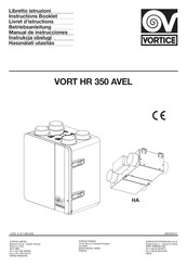 Vortice VORT HR 350 AVEL Manual De Instrucciones