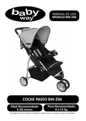 Baby way BW-206 Manual De Uso