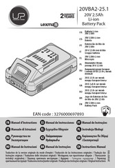 Universal Power Group 20VBA2-25.1 Manual De Instrucciones