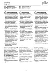 Pilz P2HZ X4P Instrucciones De Uso