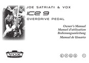 VOX Amplification ice 9 Manual De Usuario