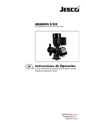 Jesco MEMDOS E/DX Instrucciones De Operación