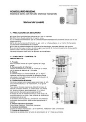 Marmitek Homeguard MS8000 Manual De Usuario