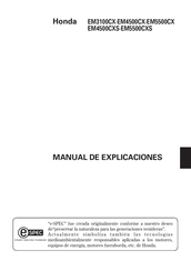 Honda EM5500CX Manual De Explicaciones