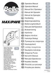 Belle Group MAXIPAVE Manual Del Operador