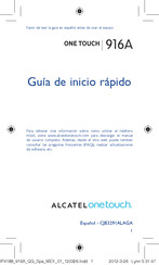 Alcatel Onetouch 916A Guia De Inicio Rapido