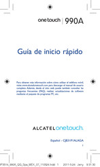 Alcatel Onetouch 990A Guia De Inicio Rapido