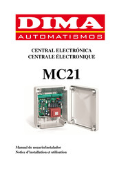 Dima Automatismos MC21 Manual De Usuario/Instalador