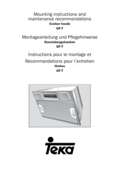 Teka GF-T Instrucciones Para El Montaje